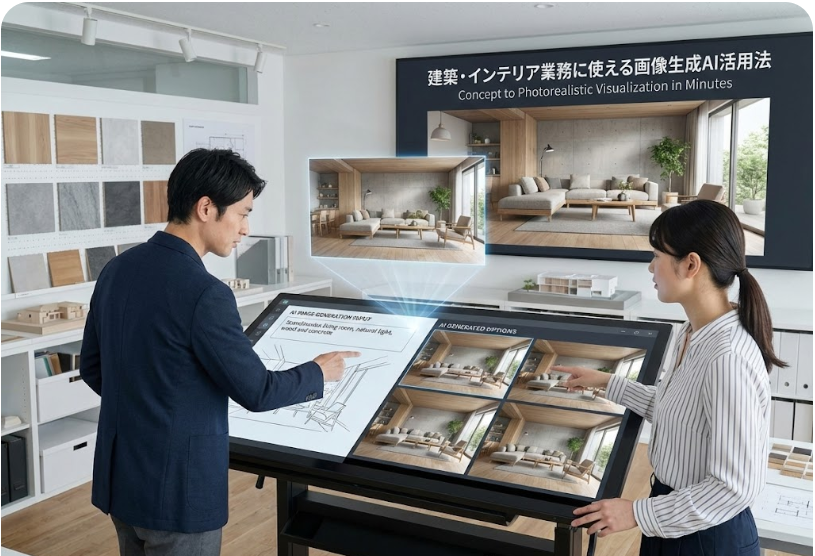建築・インテリア業務に使える画像生成AI活用法